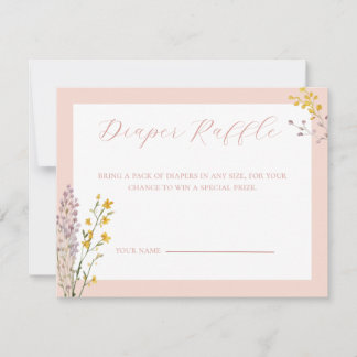 De Correspondance Baby in Bloom Baby shower Déchets Carte Raffle