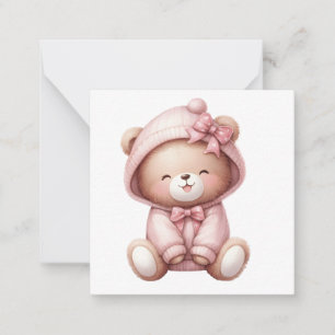 De Correspondance Bienvenue nouvelle carte bébé fille