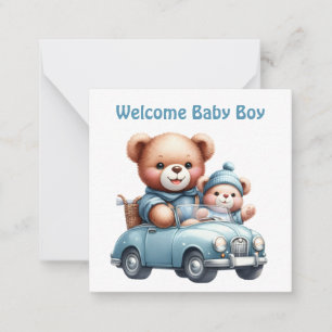De Correspondance Bienvenue nouvelle carte bébé garçon