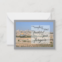 Carte 1 Jean 1:9 | Il pardonne les péchés