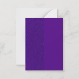 De Correspondance Carte à note plate - Scindée violette texturée et