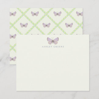 De Correspondance Carte Appalachian Blue Butterfly Flat Note