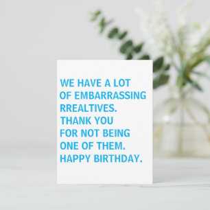 De Correspondance Carte d'anniversaire drôle, Joyeux Anniversaire