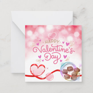 De Correspondance Carte d'Heureuse Sainte-Valentin Love Heart & Choc