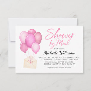 De Correspondance Carte d'invitation pour une baby shower virtuelle 