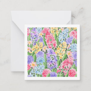 De Correspondance Carte florale (style carte postale)