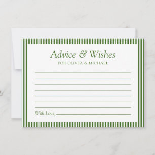 De Correspondance Carte Green Simple Mariage Conseils et Wings