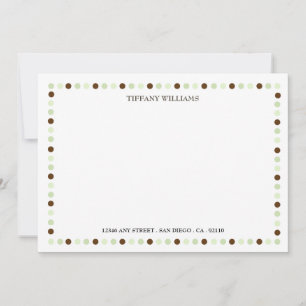 De Correspondance Carte Joy Green Note