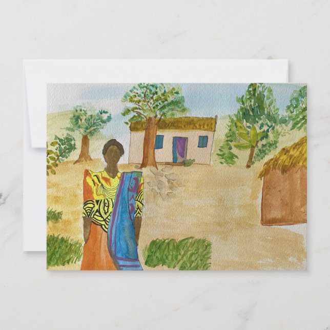 De Correspondance Carte "Kyeeya Woman" (Devant)