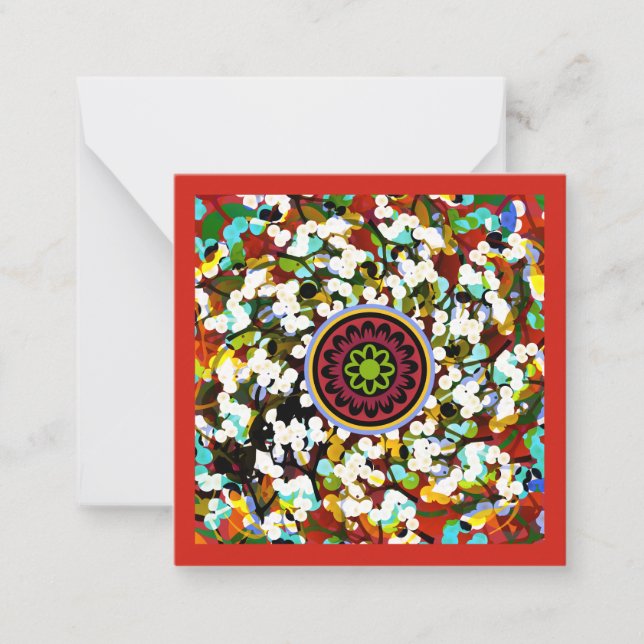 De Correspondance Carte Mah Jongg Mistletoe (Devant)