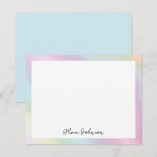 De Correspondance Carte moderne colorée Art Abstrait plat