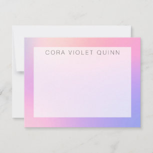 De Correspondance Carte Note Ombre Holographique