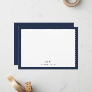 De Correspondance Carte plate Navy Blue
