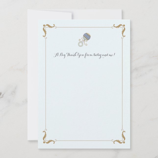 De Correspondance Carte pour notes Merci (Devant)