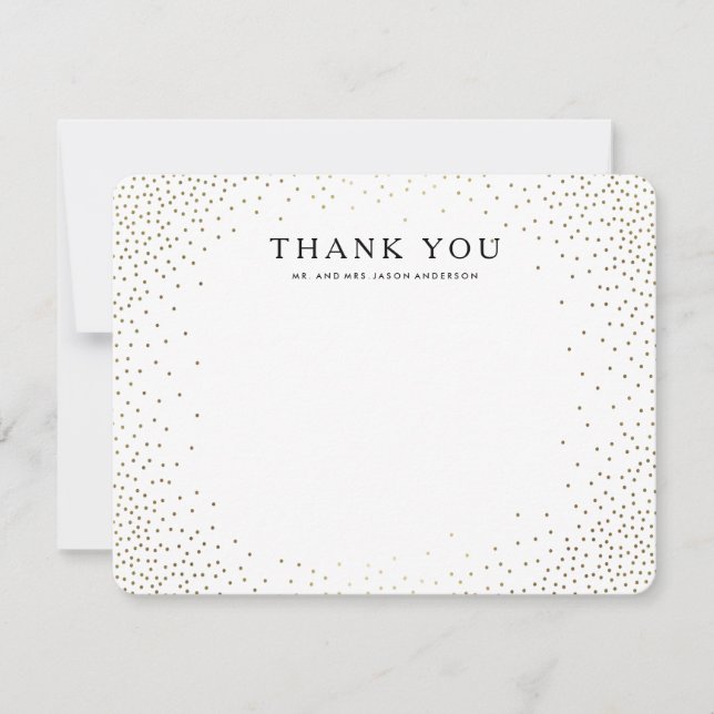 De Correspondance Carte pour notes MERCI PHOTO PLAT (Devant)