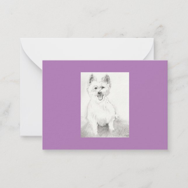 De Correspondance Carte pour notes plat (Devant)