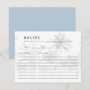 De Correspondance Carte Recette Fête des mariées nautique Coastal Co