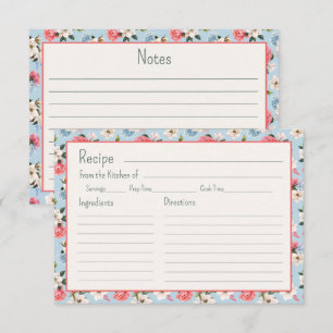 De Correspondance Carte Recette Fleurs Jardin Cottage