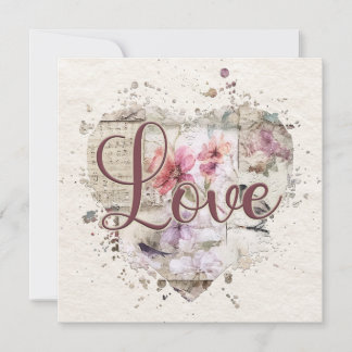 De Correspondance Carte Romantique Love Heart Note