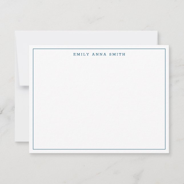 De Correspondance Carte simple Blue Modern Professional (Devant)