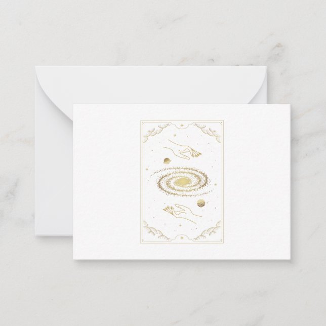 De Correspondance Carte Tarot Main Way Lactée (Devant)