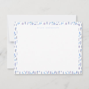 De Correspondance Carte Terrazzo à billets plats à Lilac