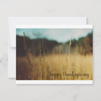 De Correspondance Carte Thanksgiving Autumn Meadow