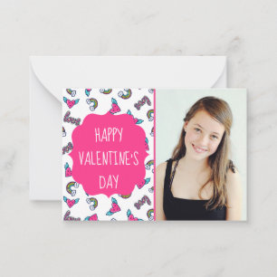 De Correspondance Coeurs Rainbows Saint Valentin Carte photo sur mes