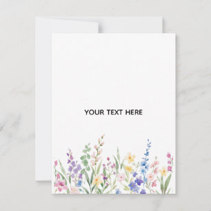 De Correspondance Créez votre propre carte à plat florale