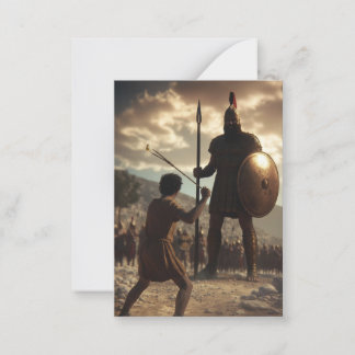 De Correspondance David vs Goliath : Carte (vide à l'intérieur)