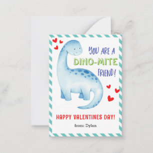 De Correspondance Dinosaur Classe Mini Valentines Carte Jour Enfants