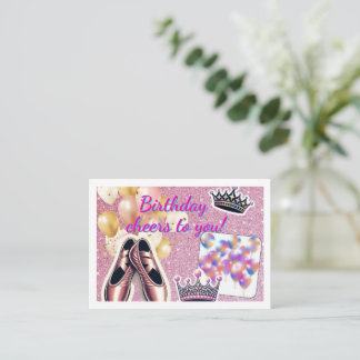 De Correspondance Elégante carte d'anniversaire