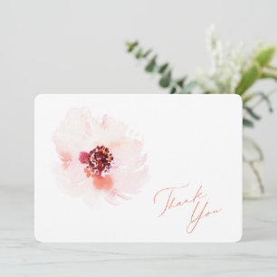 De Correspondance Elégante carte Mariage Merci Floral Aquarelle