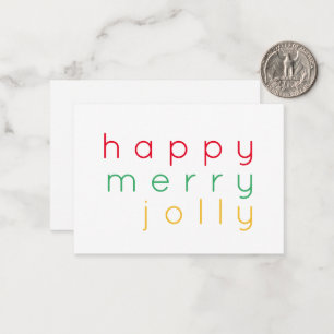 De Correspondance HEUREUSE JOLLY JOLLY 3.5x2.5 Carte plate