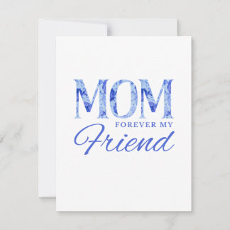 De Correspondance MAMAN Pour toujours mon amie Carte