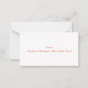 De Correspondance Mode Boutique Boutique Vente carte plat