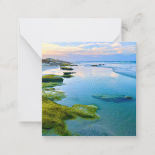 De Correspondance Plage à marée basse mini ensemble carte pour notes