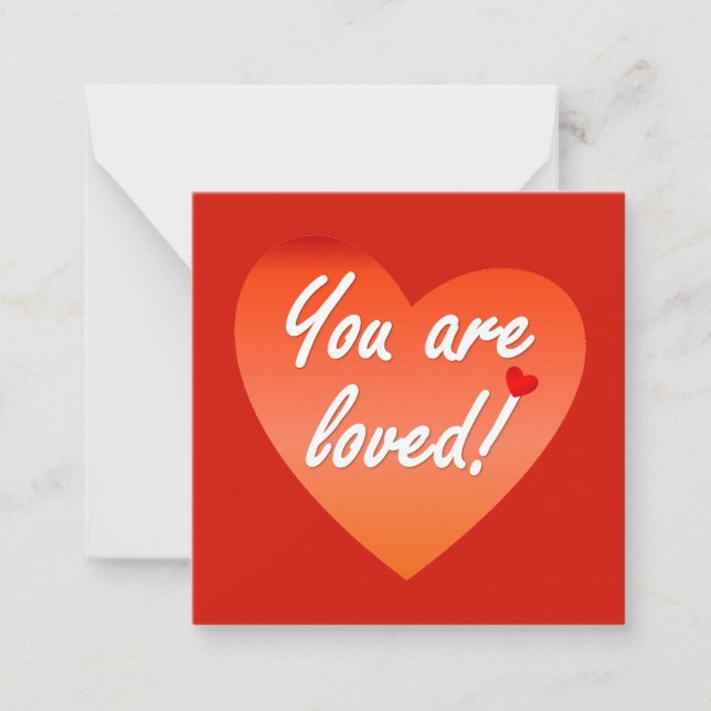 De Correspondance Vous êtes aimé Carte (Devant)