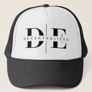 DE Decentralized Crypto for Traders & Blockchain Trucker Hat
