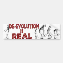 DE-EVOLUTION IS REAL