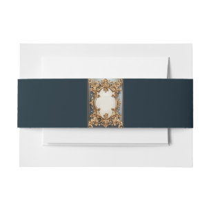 De Faire-part Bandeau ventral d'invitation à l'opulence baroque