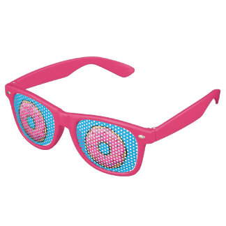 De Fête Retro FD Pink Donut Party lunettes