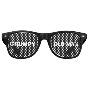 De Fête Retro GRUMPY VIEUX HOMME FUNNY BIRTHDAY Party Lunettes d