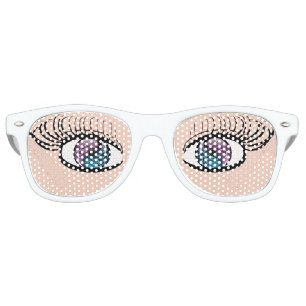 De Fête Retro Lunettes avec Yin et Yang Eyeballs