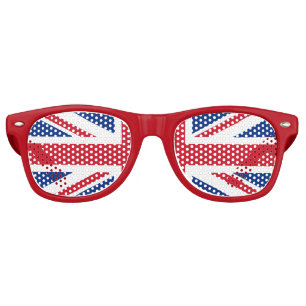 De Fête Retro Lunettes Union Jack