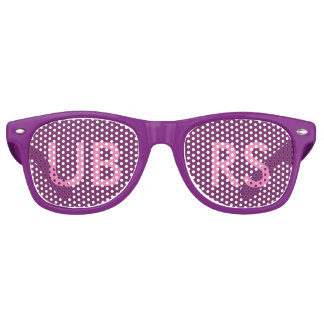 De Fête Retro Lunettes violettes UBRS pour FANS!