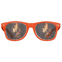 Visage dans les lunettes Flames