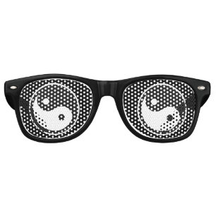 De Fête Retro Yin Yang Symbole rétro Shades /amusants Lunettes d