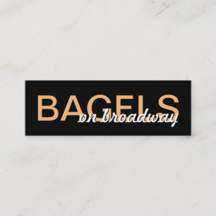 De Fidélité carte à punch bagels