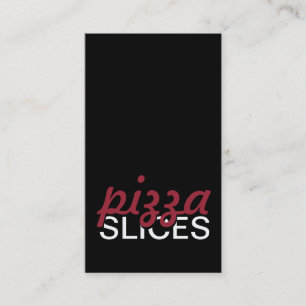 De Fidélité la pizza découpe la carte perforée en tranches